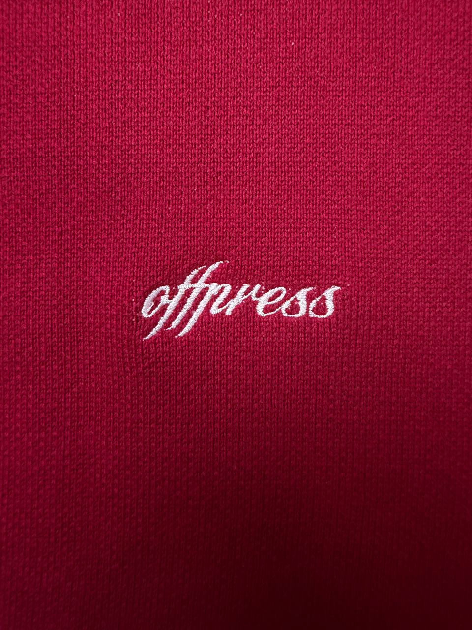Red Jacquard Knit